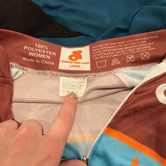 CHAMP-SYS Biking Jersey - Moroccanoil - Women’s Large - Picture 4 of 7